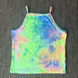 Orange Kiss Tie Dye Tank
